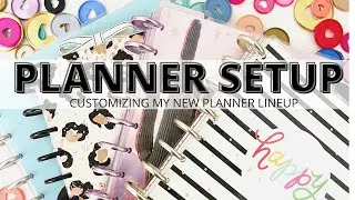 PLANNER SETUP | CUSTOMIZING MY NEW HAPPY PLANNER LINEUP | 2021