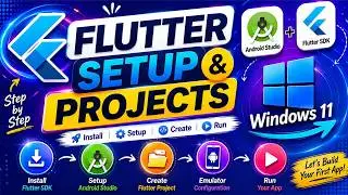 Flutter Android Studio Setup Windows 11 – Create & Run Your First Flutter Project