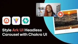 Style Ark UI Carousel (Headless UI Library) with Chakra UI – Full React Tutorial!