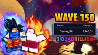 9 Quadrillion Damage With Goku & Jiren 7 Star | How to get Wave 150 - ASTD