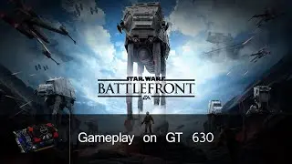 STAR WARS Battlefront Beta Gameplay on GT 630