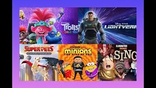 My Top 5  Animation Movies 2020 - 2022