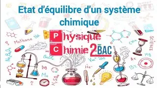 Leçon sur l'état d'équilibre d'un système chimique destinée aux élèves 2ème année baccalauréat