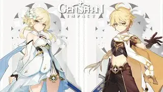 [Eng/Ru] Genshin Impact | ALL CUTSCENES | Все катсцены СЮЖЕТА | Lumine VS. Aether