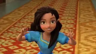 Elena of Avalor: Elena meets Isabel and showed her the monster rocks Scene