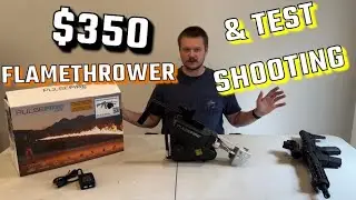 Pulse Fire UBF Flamethrower product review and test firing 🔥
