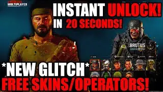 (NEW) SOLO INSTANT UNLOCK GLITCH *Any Operator* UNLOCK ALL/SKIN GLITCH BO6 (BO6 GLITCH/BO6 GLITCHES)