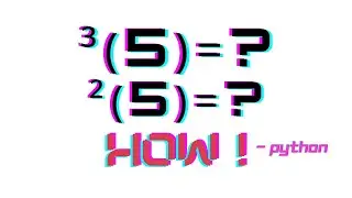How to find square  or cube in python