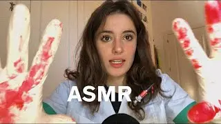 ASMR- te atiende enfermera en prácticas💉🩸 ( role play👩🏽‍⚕️)