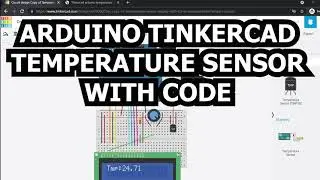 Tinkercad arduino temperature sensor + Code