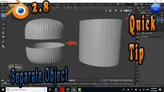 Blender 2.8 Tutorial - How To Separate Object / Mesh in Blender || beginner tutorial 2020- Quick Tip