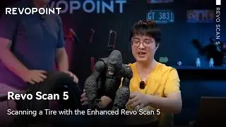 Scanning a Tire with the Enhanced Revo Scan 5! | Revopoint Range 3D Scanner