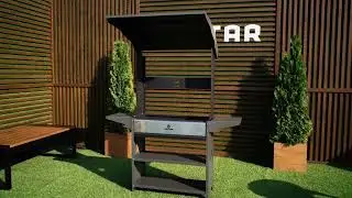 Мангал с крышей для дома и дачи Gratar Professional Optima Roof