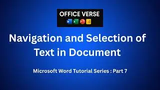 Navigation and Text Selection in Word Document