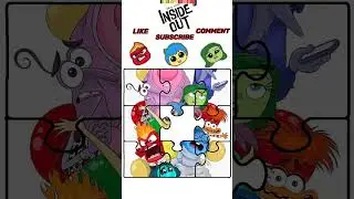 INSIDE OUT CHARACTER PUZZLE😈🙈ANIMATION MEME😘#insideout #animation #bff #joy #anger #disgust #sadness