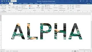 How to put image inside text in Microsoft Word | Put an Image in Text | #msword