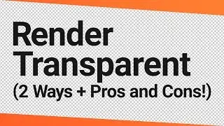 After Effects Transparent Background Tutorial - 2 Ways Explained (PROS & CONS)
