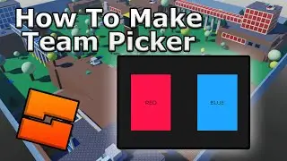 How To Make Team Picker (ROBLOX STUDIO)