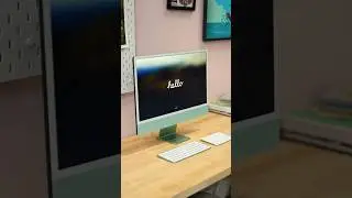 M3 iMac in Green is ART 🧼