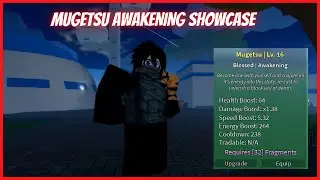 Blessed Awakening Mugetsu Showcase in Anime Story Roblox
