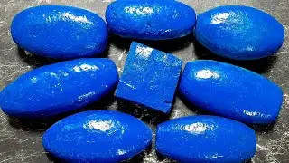 Recycled dry soap |relaxing soap carving ASMR💙💙💙