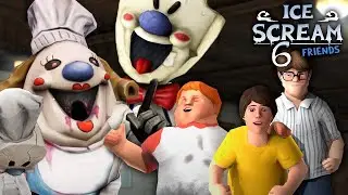 Ice Scream 6 Friends Charlie FULL GAMEPLAY  Мороженщик 6 полное прохождение играем за Чарли