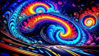 Highway of Colors - Copyright Free Background Video, Abstract Screensaver 4K | UHD (No Sound)