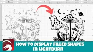 How to Display Filled Images in Lightburn