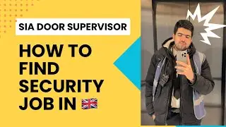 Security Job for International Students 🇬🇧| Best Job | SIA Security job Pay Rate in London | #uk