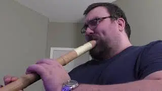 Testing out my new Shakuhachi Yuu