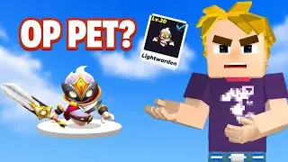Power of New Lightwarden Pet! | Blockman Go Bedwars