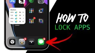 How To Lock iPhone Apps iOS 15 - Best Method