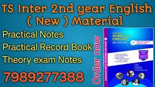Inter 2nd year English ( New ) Material