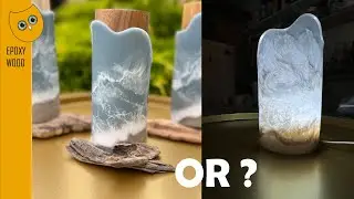 These Seascape resin lamps are easy to make, very easy to replicate and super easy to SELL!