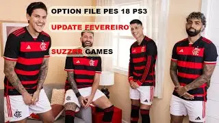 OPTION FILE PES 18 PS3 FEVEREIRO