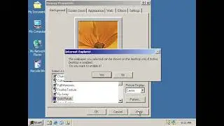 How to change your wallpaper on Windows 2000