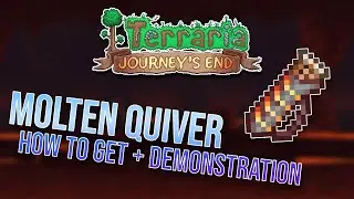 Terraria Molten Quiver | Set Arrows Ablaze! | Hard mode Accessory