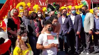 San Francisco Chinatown Autumn Moon Festival 2021 || Speeches and Ribbon Cutting Ceremony