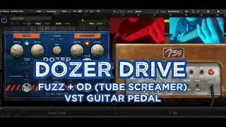 Fuse Audio Dozer Drive: Fuzz + Overdrive (TS) Guitar Pedal (Quick demo)