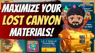 MAXIMIZING MATERIALS VALUE IN LOST CANYON SHOP | Rise of Kingdoms