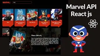 Build App with Marvel Api | React Js