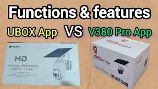 Function And Features Of Ubox And V380 Pro App Cameras.