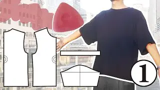 [Part 1] How to Make a Pattern from a T-Shirt | Trace Your Favorite T-Shirt with Chaco