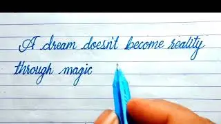 Motivational quotes 1 ||  Beginner's handwriting practice.