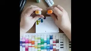 Распаковка спиртовых маркеров