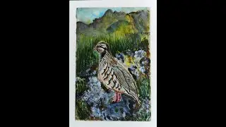 УРОК РИСОВАНИЯ АКВАРЕЛЬ ДЛЯ НАЧИНАЮЩИХ DRAWING WaTERCOLOR