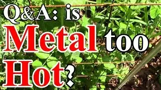 Q&A: Will Remesh Trellises Scorch Plants? Will Rust Harm the Soil? & More