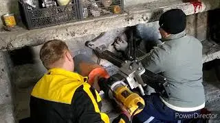 Изготовление и монтаж дымохода для печи Булерьян, первый запуск.