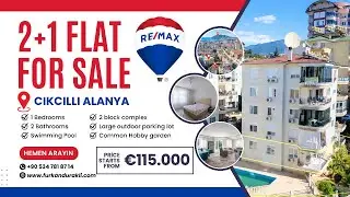2+1 FLAT FOR SALE IN ALANYA-CIKCILLI