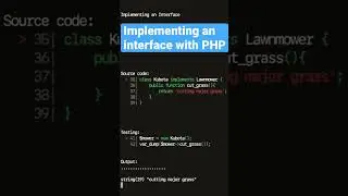 How to implement interface using PHP #coding #php #tutorial #example #oop #interface
